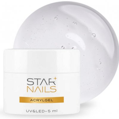 Starnails UV/LED Acrylgel Starnails Bis Hema Clear stavební akrygel 5 ml – Sleviste.cz