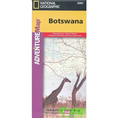 Botswana Adventure Map GPS komp. NGS