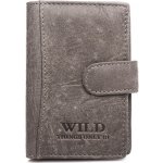 WILD Kožené pouzdro na doklady karty a vizitky 5515 šedé – Sleviste.cz