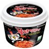 Instantní jídlo Samyang Rýžové koláčky s příchutí pikantního kuřete Buldak Tteokbokki 185 g