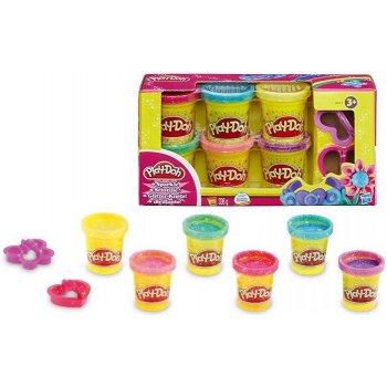 Play-Doh Třpytivá sada se 2 vykrajovátky