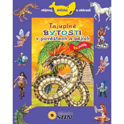 Tajuplné bytosti v pověstech a bájích 8x puzzle – Hledejceny.cz