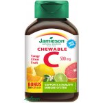 Jamieson Vitamín C 500 mg citrusové ovoce 120 žvýkacích tablet – Hledejceny.cz