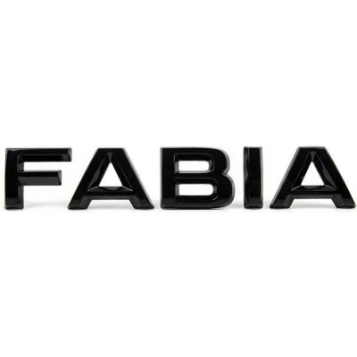 Škoda Auto Zadní černý nápis FABIA 2 | originál Škoda | Zboží Auto