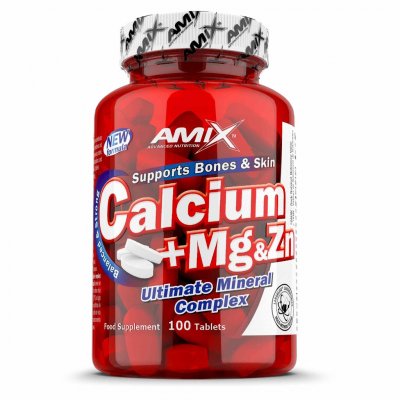 Amix Calcium + Magnesium + Zinek 100 tablet – Zbozi.Blesk.cz
