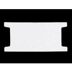 Prima-obchod Papírová karta 6,5x14 cm s výřezem, barva bílá – Sleviste.cz