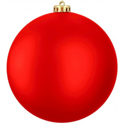 LAALU Vánoční ozdoby koule červená matná průměr 20 cm – Zboží Mobilmania