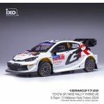IXO Toyota GR Yaris Rally1 Rally Finland 2024 5 Pajari Mälkönen 1:18 – Zboží Dáma IXO Toyota GR Yaris Rally1 Rally Finland 2024 5 Pajari Mälkönen 1:18 – Zboží Dáma