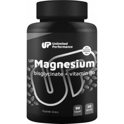 Unlimited Performance UP Magnesium Bisglycinate + Vitamin B6 90 kapslí – Hledejceny.cz