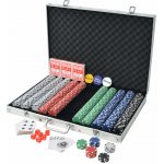 Vidaxl Poker set 1000 – Zboží Mobilmania