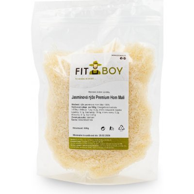 Fitboy Jasmínová rýže Premium Hom Mali 0,5 kg – Zboží Mobilmania