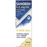 Sanorin 0,5 mg/ml nosní kapky 10 ml – Zboží Dáma