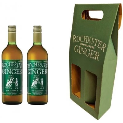 Rochester Ginger nealkoholický zázvorový nápoj 2 x 725 ml + dárková krabička – Hledejceny.cz
