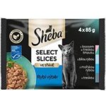 Sheba Selection rybí šťavnatý výběr 4 x 85 g – Zboží Mobilmania