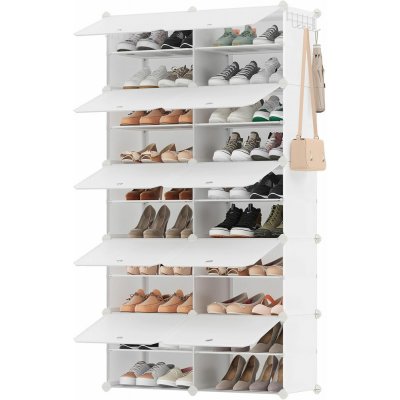 SongmicsHome Kimberly bílý/průhledný LPC035W01 – Zboží Mobilmania