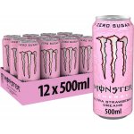 Monster Energy Ultra Strawberry Dreams bez cukru jahoda 12 x 0,5 l – Zboží Dáma