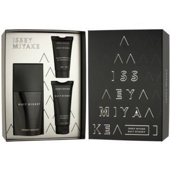 Issey Miyake Nuit D'Issey EDT 125 ml + sprchový gel 75 ml + balzám po holení 50 ml dárková sada