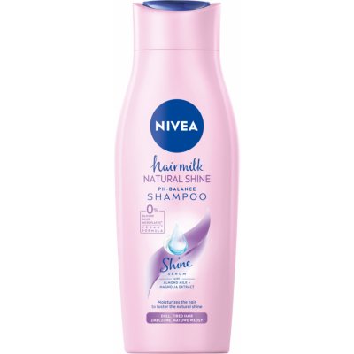 Nivea Hairmilk Shine pečující šampon 400 ml – Zbozi.Blesk.cz