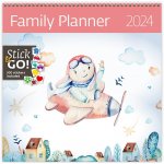 Nástěnný poznámkový Family Planner 2024 – Zboží Mobilmania