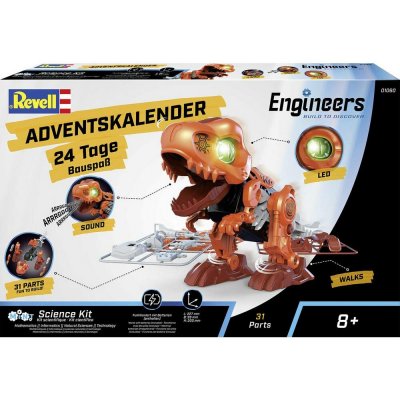 Revell Engineers Electric T.-Rex stavebnice, hračky adventní kalendář Věkové kategorie od 8 let – Zboží Dáma