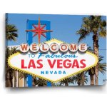 Sablio Obraz Welcome to Las Vegas - 60x40 cm – Hledejceny.cz