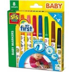 SES Moje první fixy 8 barev 8710341002992 – Zboží Živě