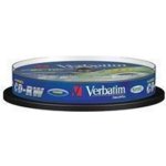 Verbatim CD-RW 700MB 12x, SERL, spindle, 10ks (43480) – Zboží Živě