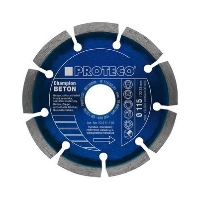 PROTECO kotouč dia 150 mm segment BETON CHAMPION beton, cihla, stav.mat. – Hledejceny.cz