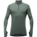 Devold triko Expedition man zip neck zelená