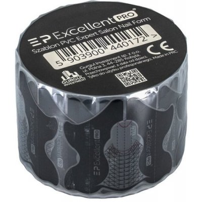 Nehtyprofi Excellent pro pvc šablony na modeláž nehtů průhledné 500 ks – Zboží Dáma
