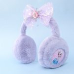 Disney Dětské plyšové klapky fialové s mašličkou Frozen – Sleviste.cz