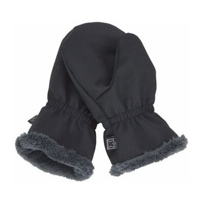 Dětské softshellové rukavice Fantom s kožíškem černé – Zboží Dáma