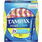 Tampax Pearl Compak Regular Tampony s Aplikátorem 16 ks – Hledejceny.cz