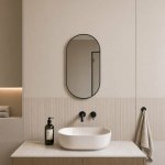 Baltica Aluma 40 x 80 cm oválný černá 5904107933559 – Hledejceny.cz