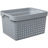 Úložný box PLAST TEAM košík SEOUL velký 35,7x23,8x20,9cm PH ŠE 60250806