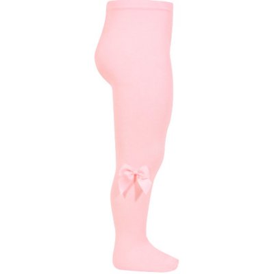 punčocháče s krásným bočním vzorem Cóndor růžové pale pink – Zboží Dáma