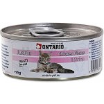 Ontario Cat Junior Chicken Pieces & Shrimp 95 g – Hledejceny.cz