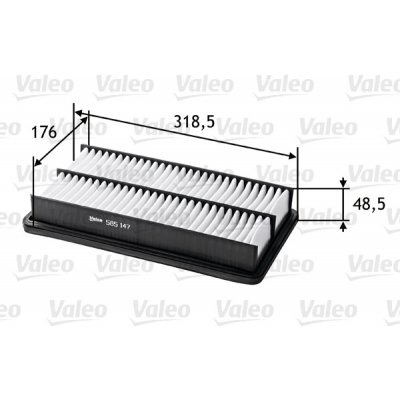Vzduchový filtr VALEO 585147 – Hledejceny.cz