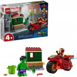 LEGO® Marvel 76287 Iron Man s motorkou a Hulk – Zboží Živě