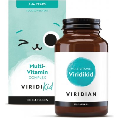 Viridian Nutrition Viridikid Multivitamin 150 kapslí – Hledejceny.cz