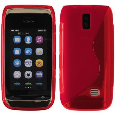 Pouzdro S-CASE NOKIA 308 Asha červené