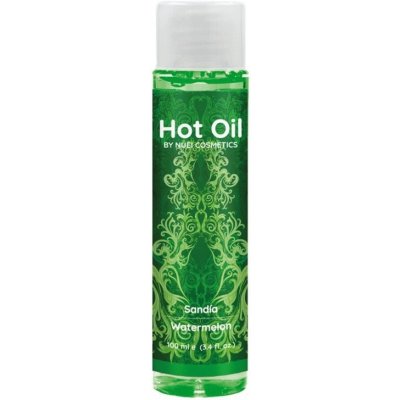 NUEI Hot Oil Watermelon masážní olej 100 ml – Zboží Mobilmania