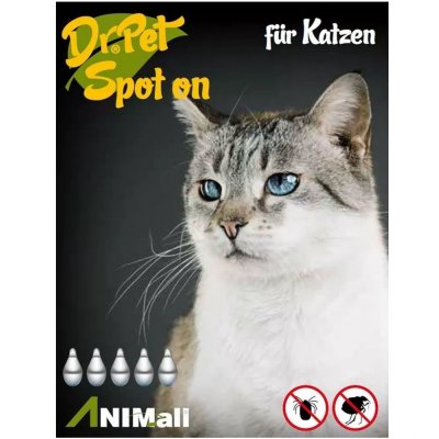Dr. Pet spot-on pipety pro kočky 5 x 1 ml – Zbozi.Blesk.cz