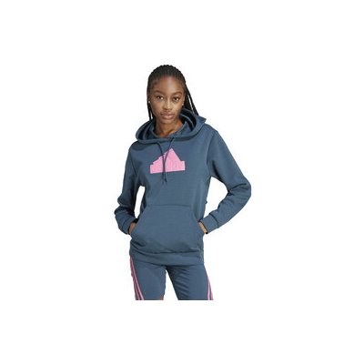 adidas Performance W FI BOS HOODIE IM4876 Modrá – Zboží Mobilmania