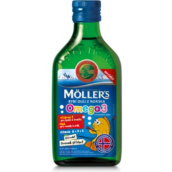 Mollers Omega 3 Ovocná příchuť 250 ml