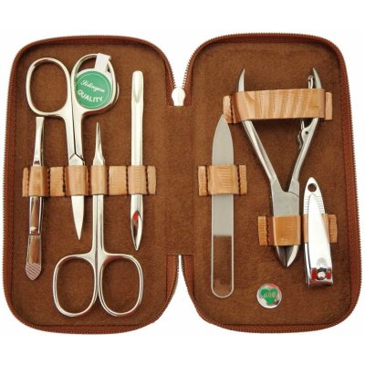 Dup Manicure set Copper Hermina manikúrní sada 7 dílná pro ženy bronzová 14,5 x 8,5 x 2 cm – Zbozi.Blesk.cz