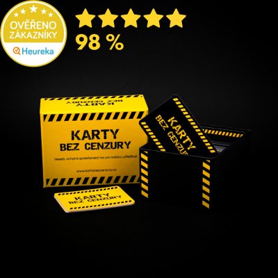 Karty bez cenzury karty proti lidskosti – Zboží Živě
