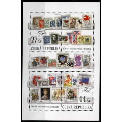 Česká pošta (2018) A 982 - 983 ** - Česká republika - 100 let československé poštovní známky – Zboží Dáma