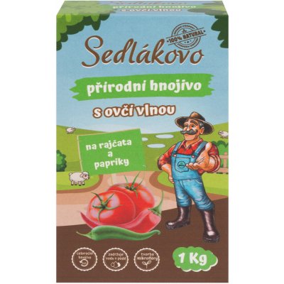 Sedlákovo hnojivo s ovčí vlnou na rajčata a papriky 1 kg – Hledejceny.cz