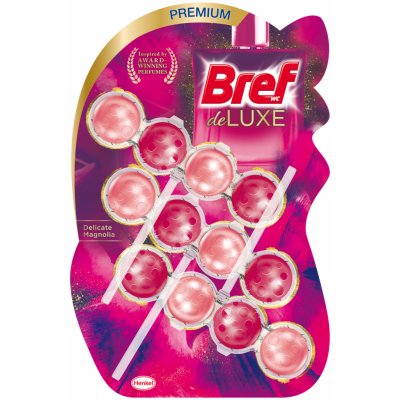 Bref DeLuxe tuhý WC blok Delicate Magnolia 3 x 50 g – HobbyKompas.cz